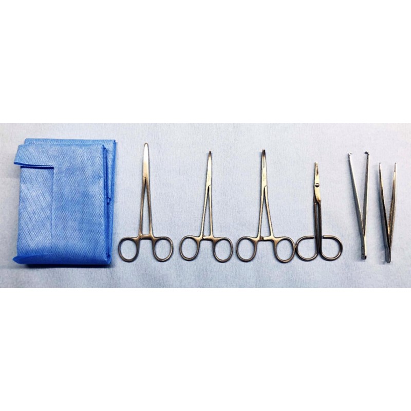 ▷ Kit de sutura desechable estéril